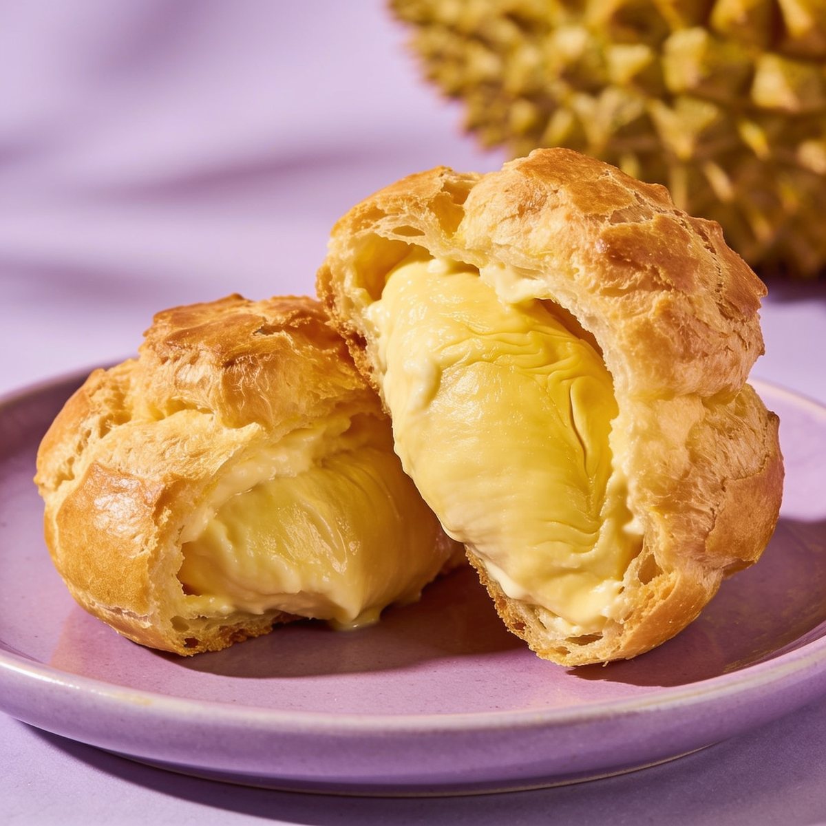 Durian cream puff